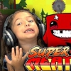 Реакция детей на Super Meat Boy