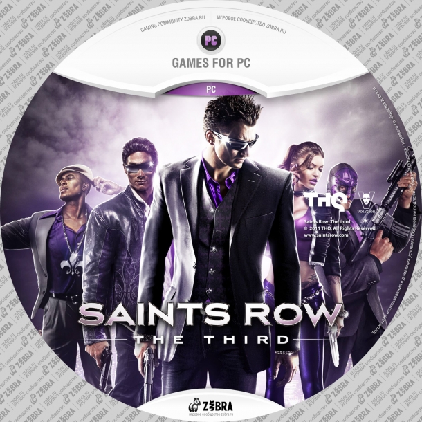 Накатки на диск Saints Row: The Third Saints Row: The Third