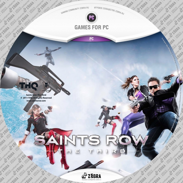 Накатки на диск Saints Row: The Third Saints Row: The Third