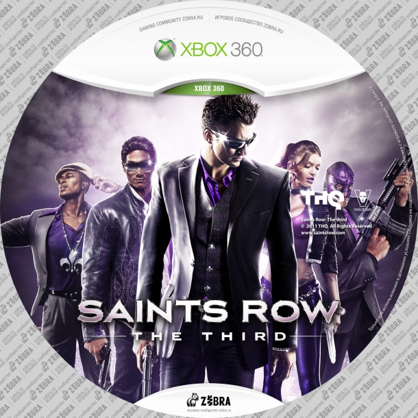 Накатки на диск Saints Row: The Third Saints Row: The Third