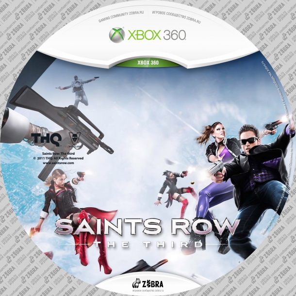 Накатки на диск Saints Row: The Third Saints Row: The Third