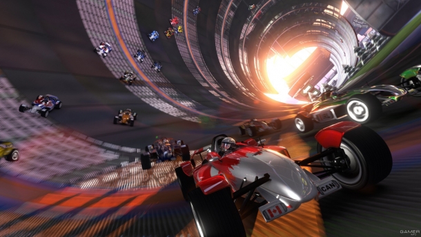 Скоростные обои на рабочий стол TrackMania 2 Stadium 