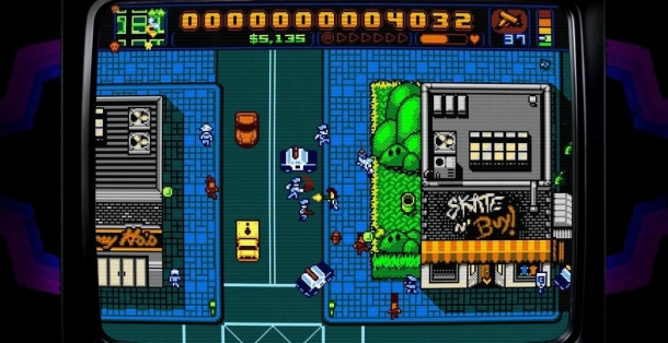 Локации ретро-экшена Retro City Rampage