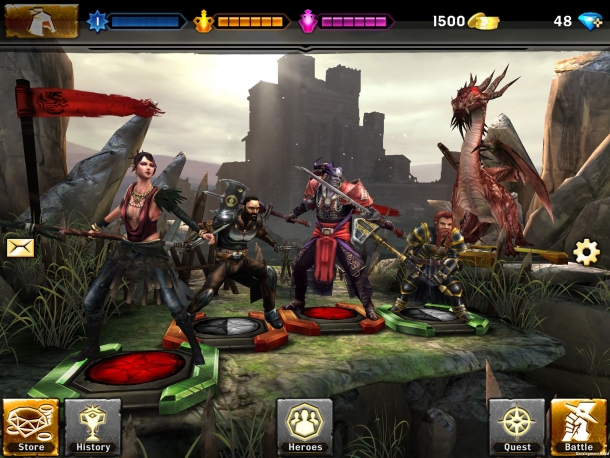 Игра появилась в AppStore и PlayMarket  Heroes of Dragon Age