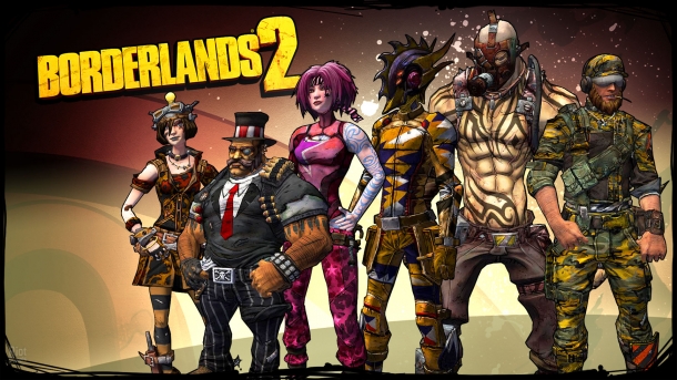 Сумасшедшие обои  Borderlands 2