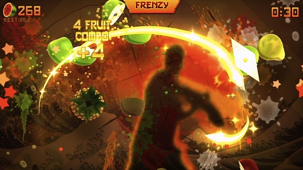 Xbox360 и Fruit Ninja Kinect - гремучая смесь Fruit Ninja Kinect