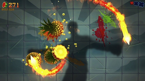 Xbox360 и Fruit Ninja Kinect - гремучая смесь Fruit Ninja Kinect