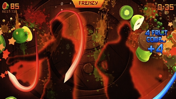 Xbox360 и Fruit Ninja Kinect - гремучая смесь Fruit Ninja Kinect