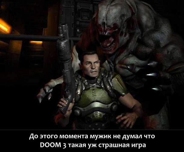 Подборка приколов из Doom DOOM 3