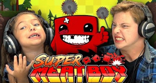 Реакция детей на Super Meat Boy Super Meat Boy