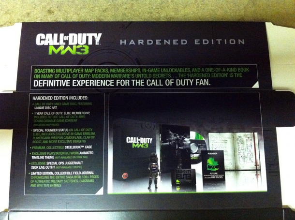 Подробности Hardened Edition Call of Duty: Modern Warfare 3