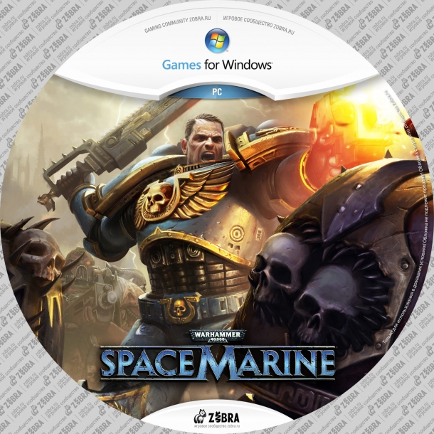 Накатки на диск Space Marine Warhammer 40,000: Space Marine