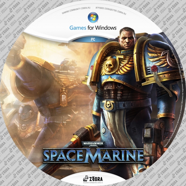 Накатки на диск Space Marine Warhammer 40,000: Space Marine