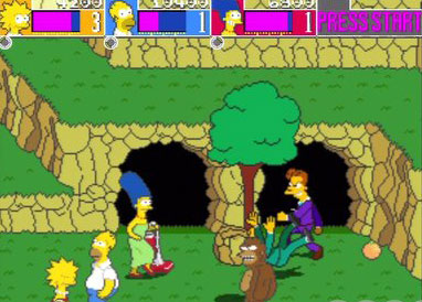 Скриншоты из игры The Simpsons Arcade Simpsons Arcade, The