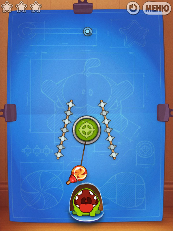 Один час веревочно-конфетного испытания Cut the Rope: Experiments