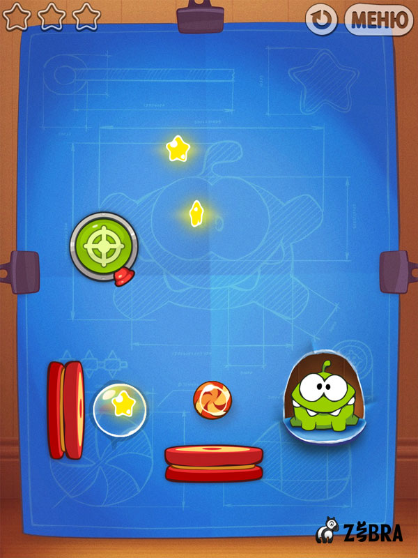 Один час веревочно-конфетного испытания Cut the Rope: Experiments